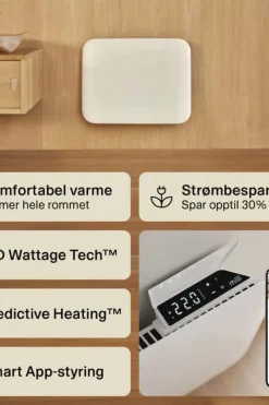 Mill Invisible Smart WiFi Gen 4 400W panelovn
