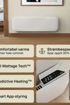 Mill Invisible Smart WiFi 500W Gen. 4 panelovn