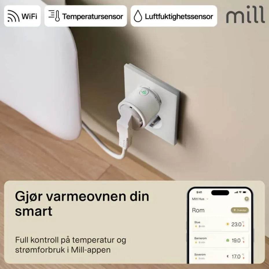 Mill Smart WiFi-plugg