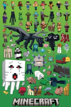 Minecraft (Character Montage) plakat