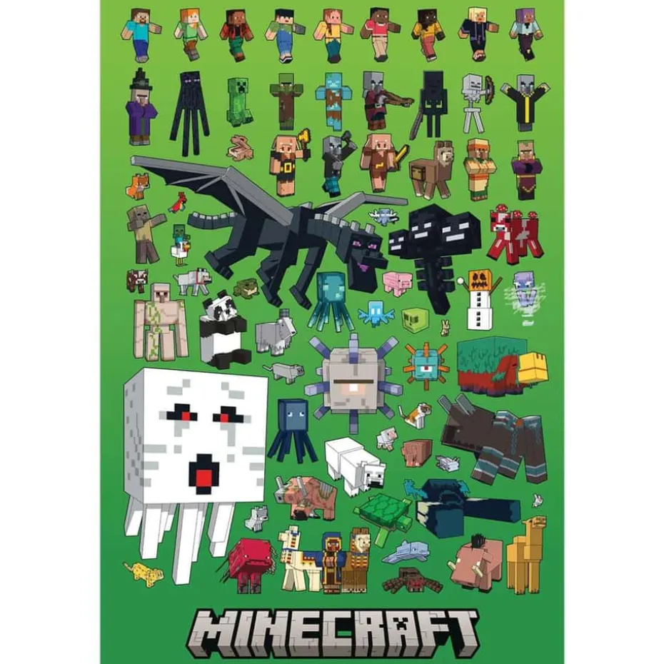 Minecraft (Character Montage) plakat