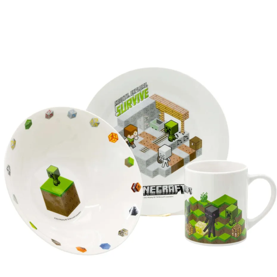 Minecraft™ frokostsett