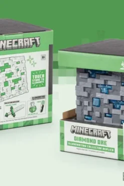 Minecraft™ Diamond Ore dekorativt lys