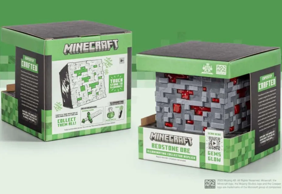 Minecraft™ Redstone Ore dekorativt lys