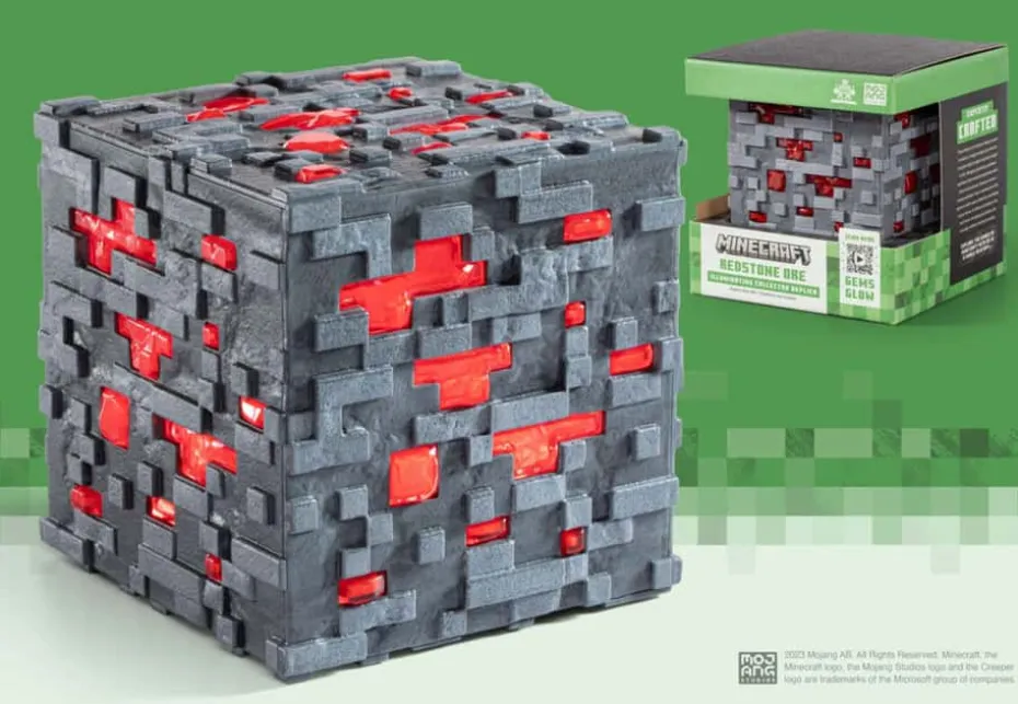 Minecraft™ Redstone Ore dekorativt lys