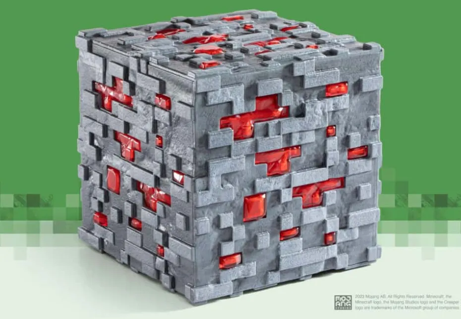 Minecraft™ Redstone Ore dekorativt lys