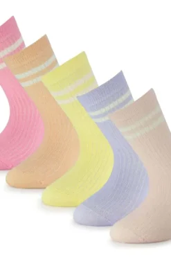 Mjuk Basic sokker barn 5-pk