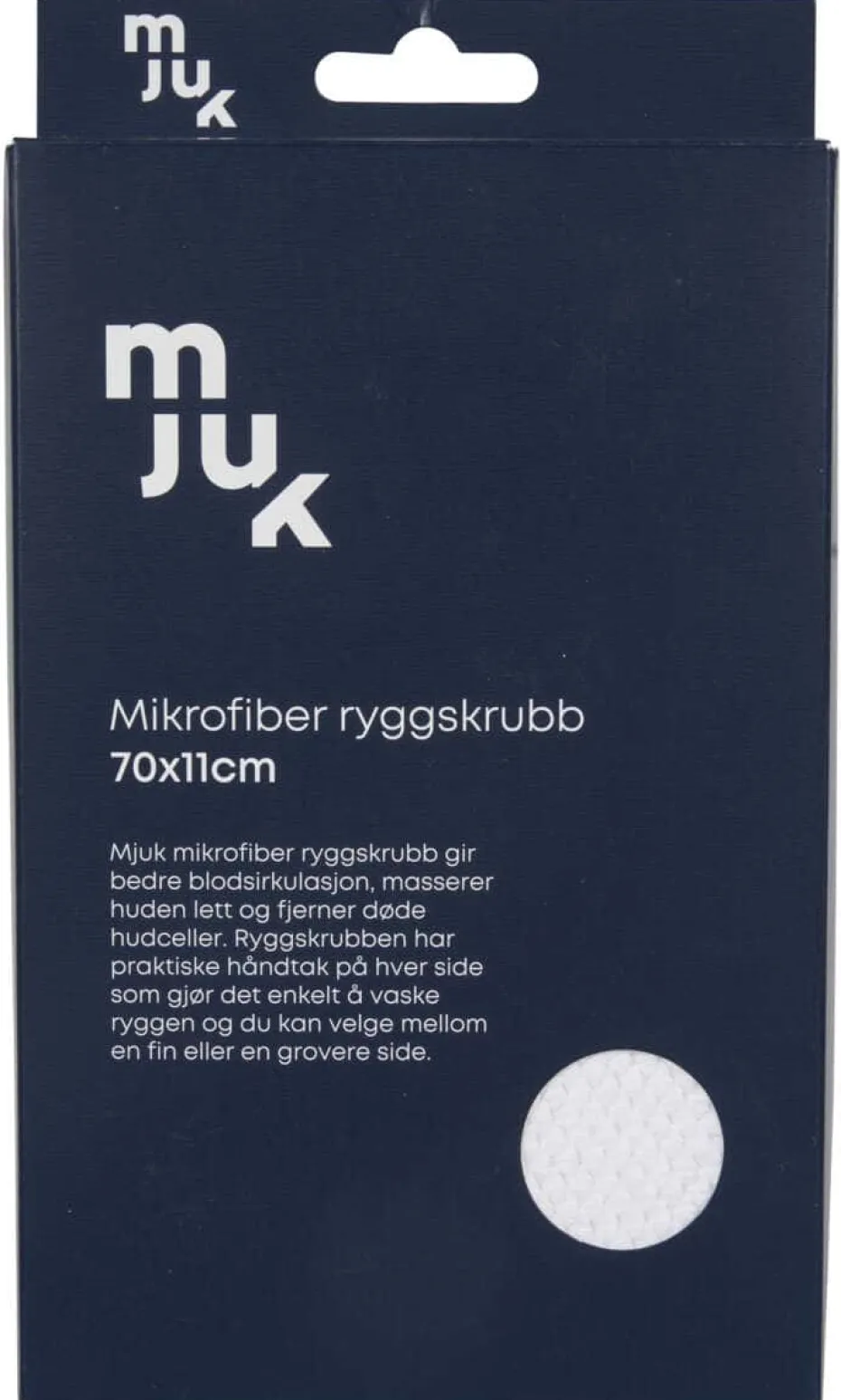 Mjuk microfiber vaffel ryggskrubb