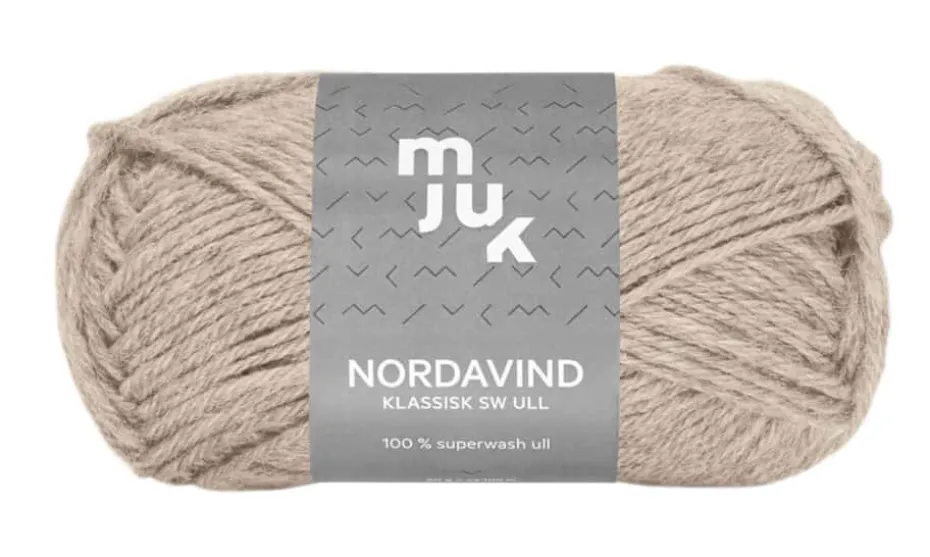 Mjuk Nordavind ullgarn