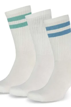 Mjuk tennissokker unisex 3-pk