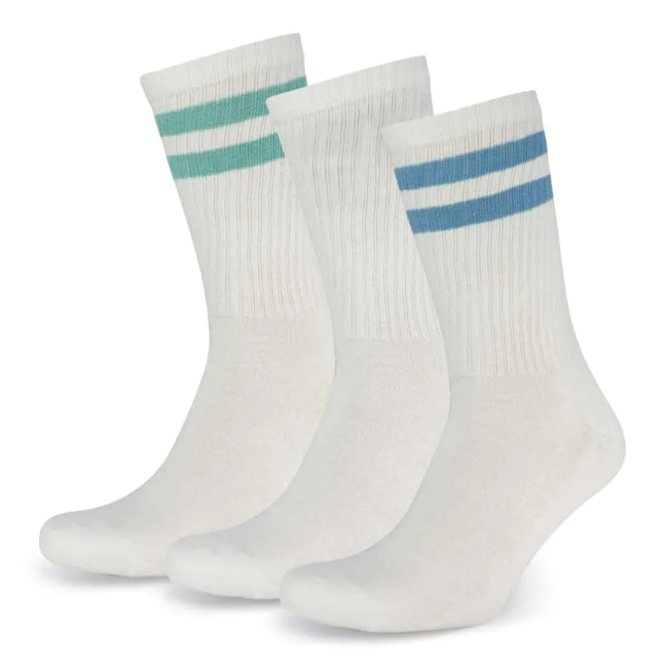 Mjuk tennissokker unisex 3-pk