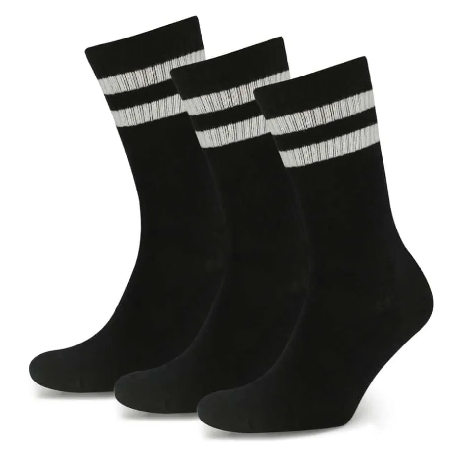 Mjuk tennissokker unisex 3-pk