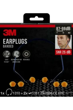 3M øreplugger 1310C m/ bøyle og refill