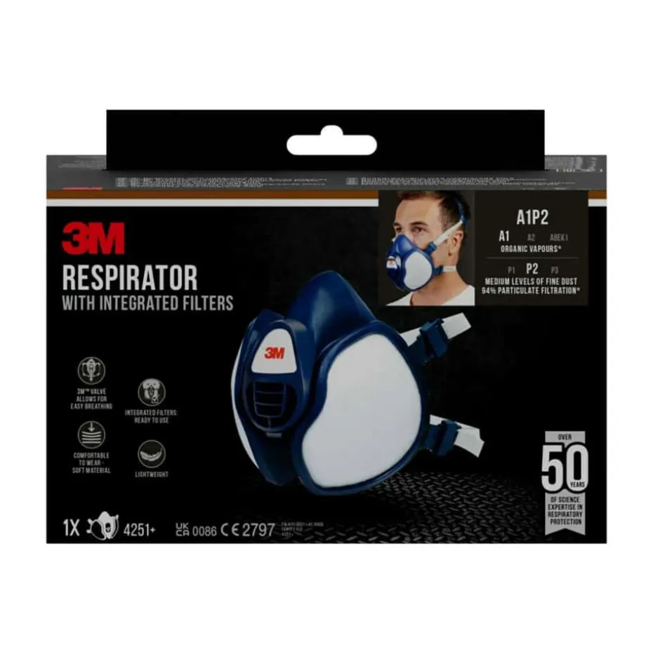 3M™ 8812 støvmaske, FFP1, med Cool Flow™