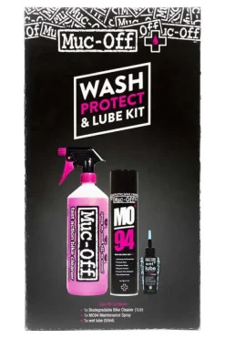 Muc-Off Wash, Protect and Wet Lube sett