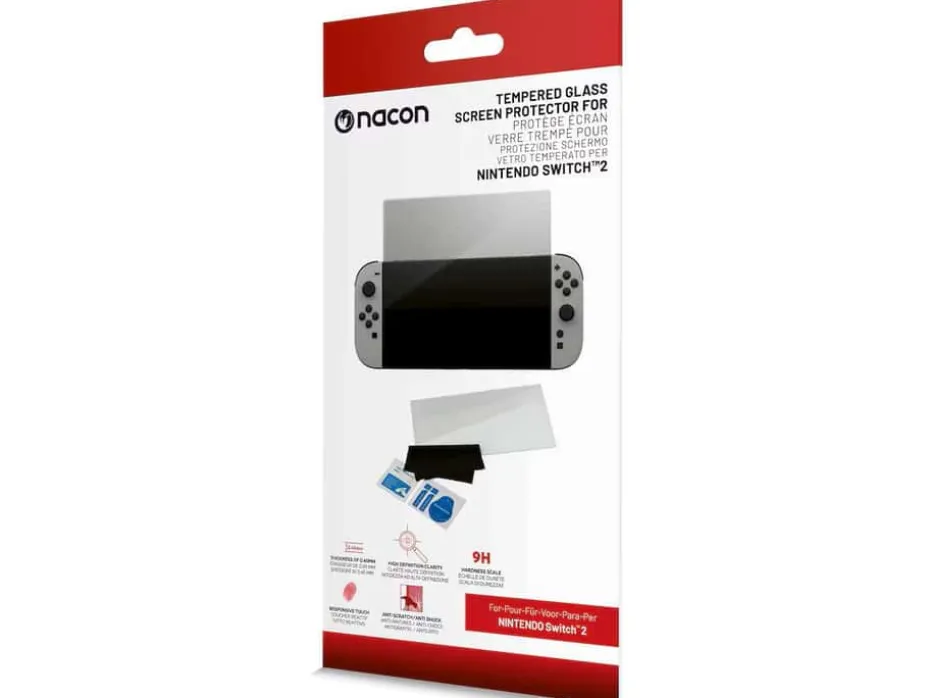 NACON™ Tempered Glass skjermbeskytter for Nintendo Switch™ 2