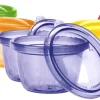 Nûby™ Snack kopp med lokk 6 pk