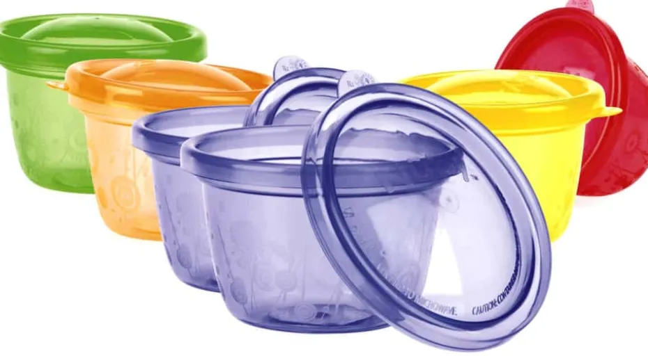Nûby™ Snack kopp med lokk 6 pk
