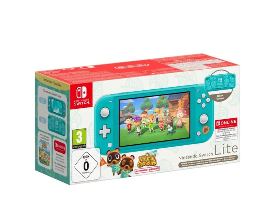 Nintendo Switch™ Lite konsoll Animal Crossing: New Horizons Timmy & Tommy Aloha Edition