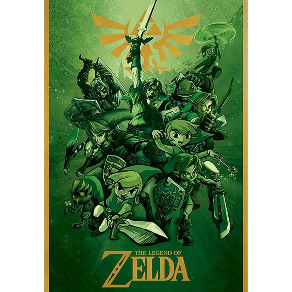 Nintendo The Legend of Zelda Link plakat