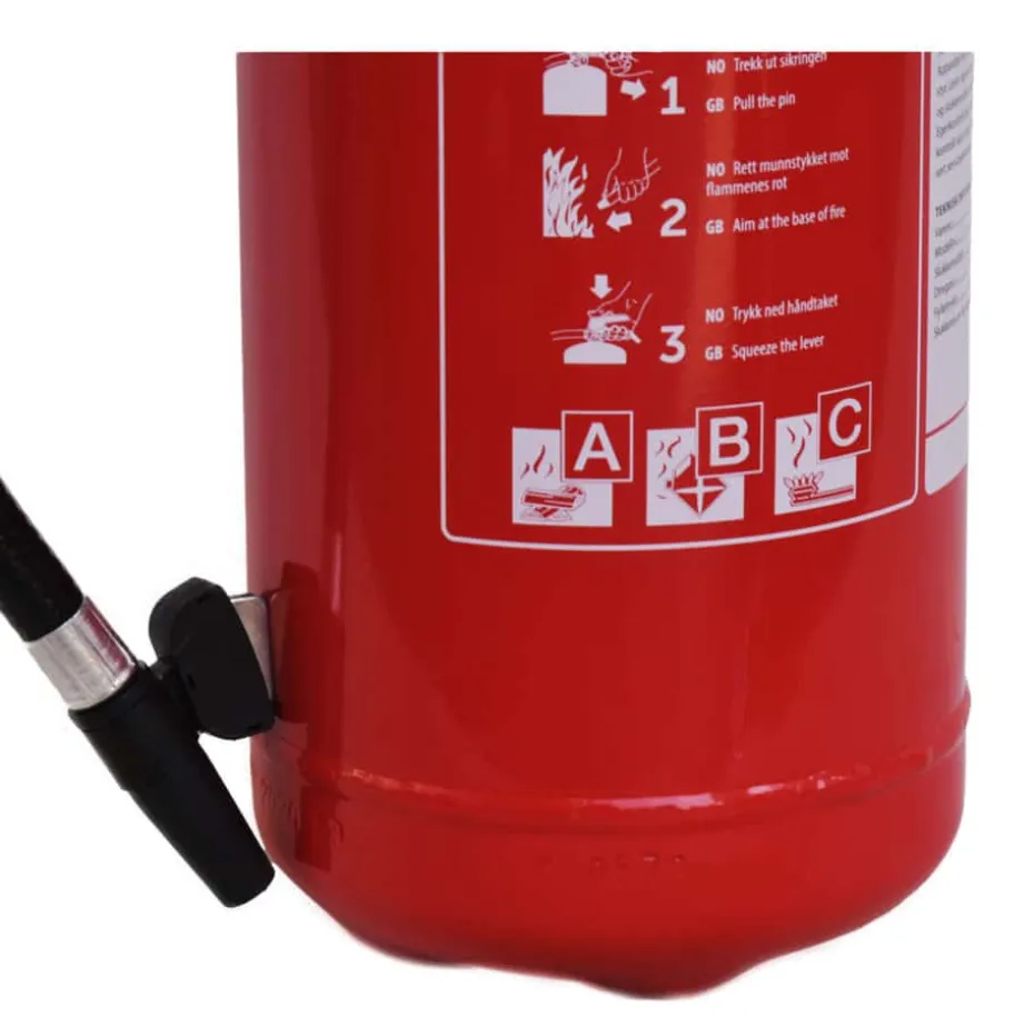 No-flame pulver 43A-233B brannslukker