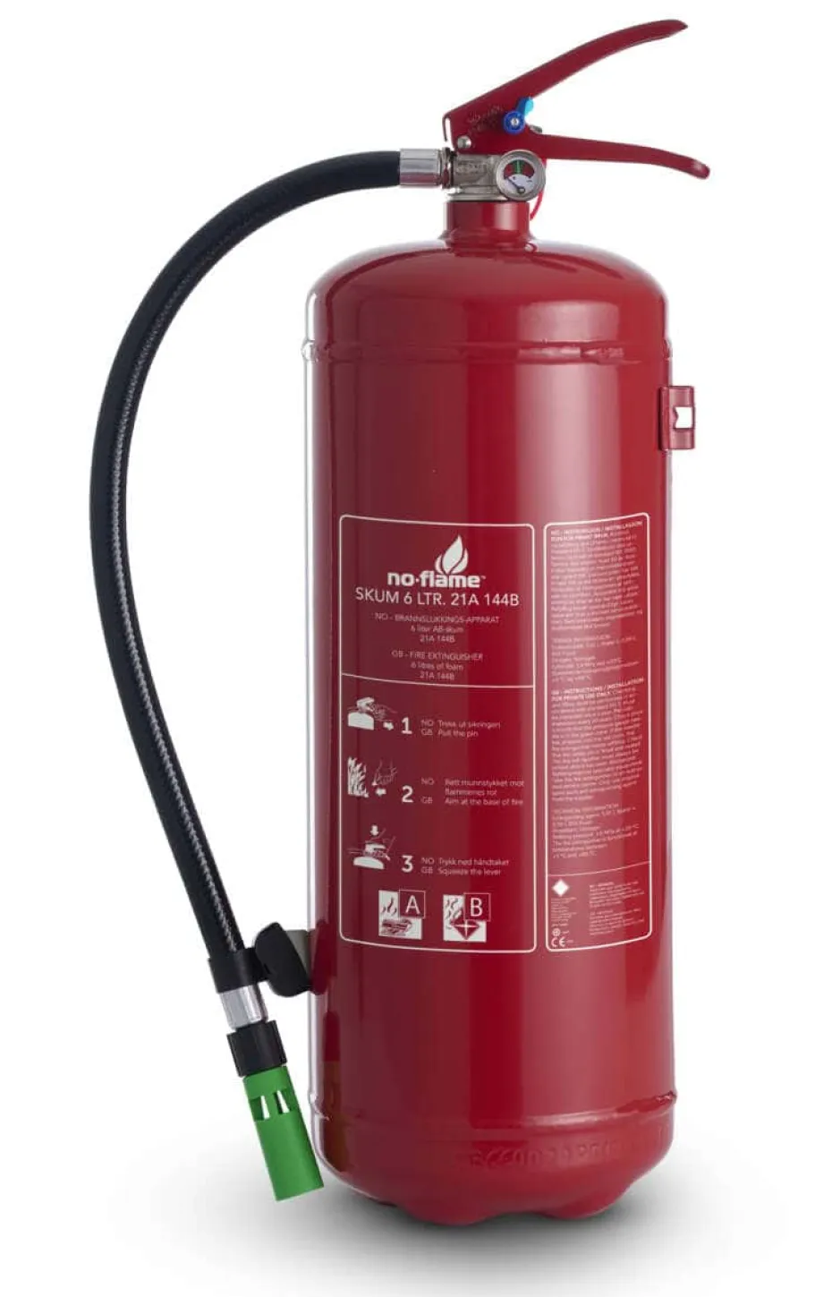 No-flame skum 21A 144B brannslukker