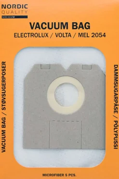 Nordic Quality Vac MEL 2054 Støvsugerposer, 5 stk. + 1 filter