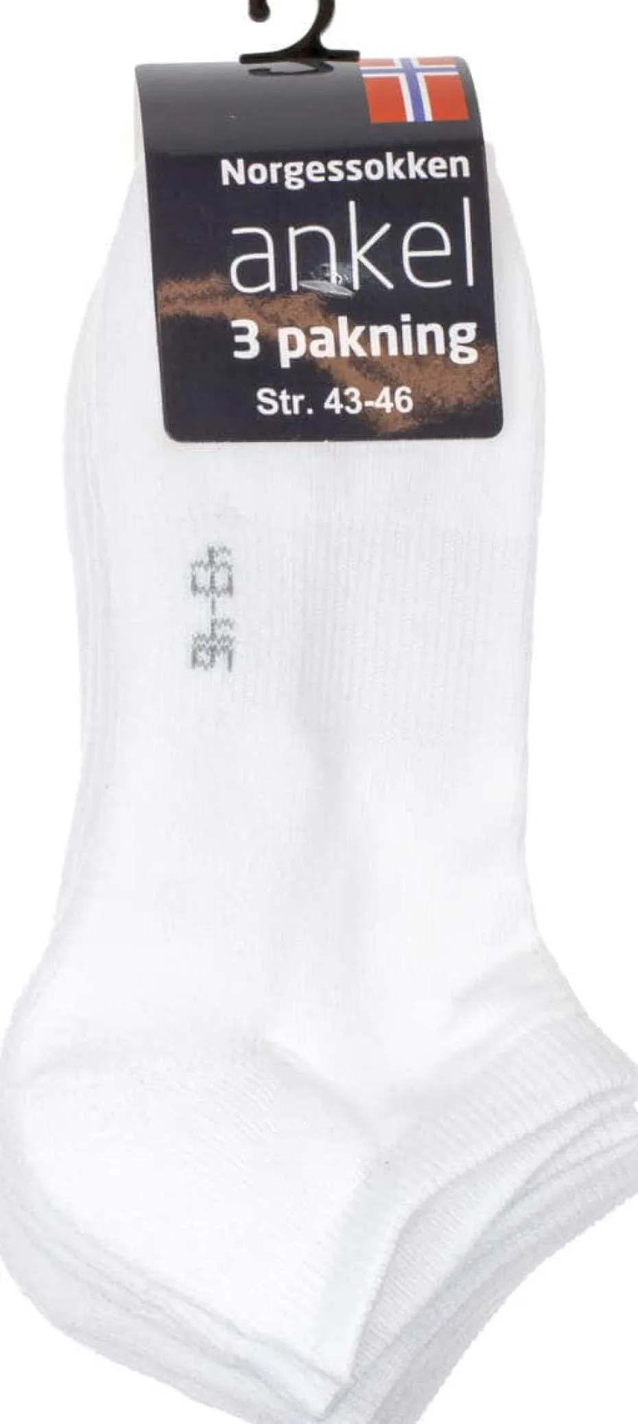 Norgessokken ankelsokker 3-pk unisex