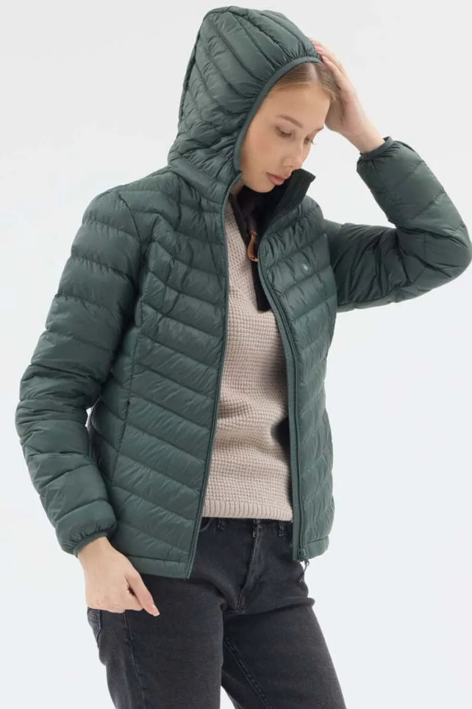 Northpeak Blåtind dunjakke dame