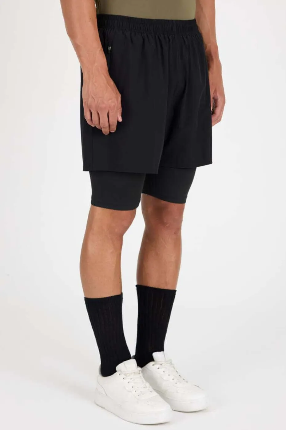 Northpeak Martin 3 2-i-1 treningsshorts herre