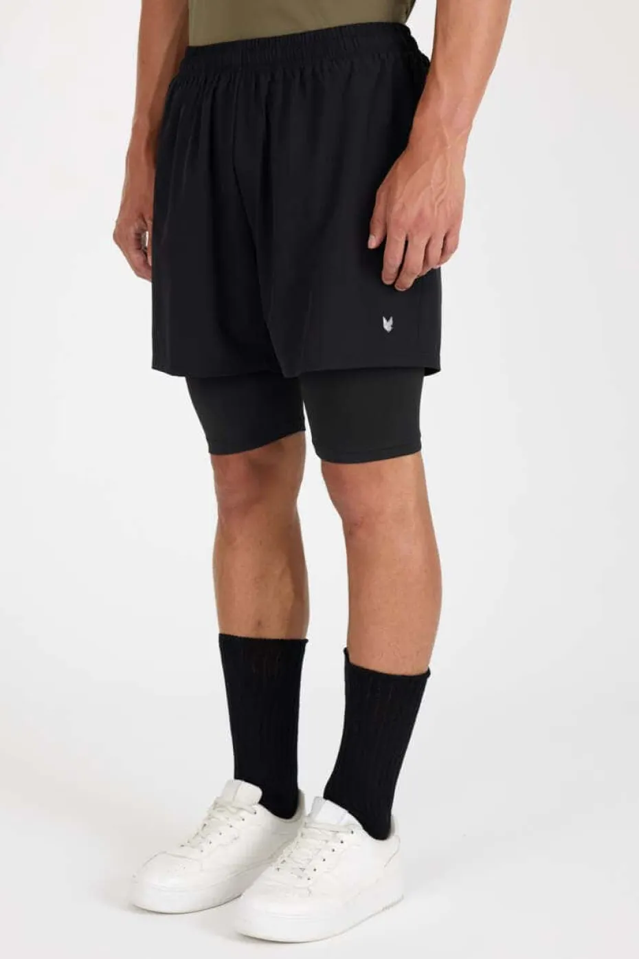 Northpeak Martin 3 2-i-1 treningsshorts herre