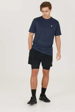 Northpeak Martin 2-i-1 treningsshorts herre