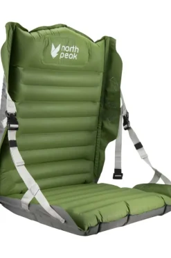 Northpeak oppblåsbart sitteunderlag m/rygg