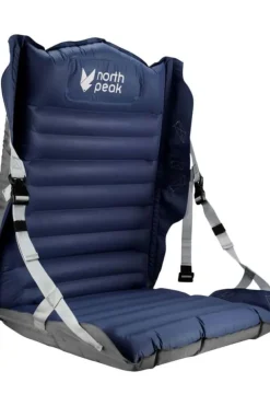 Northpeak oppblåsbart sitteunderlag m/rygg