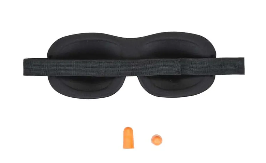 Northpeak sett med sovemaske og ørepropper