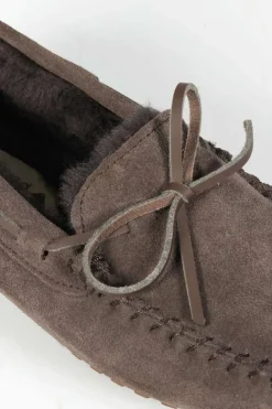 Northpeak skinntøfler dame