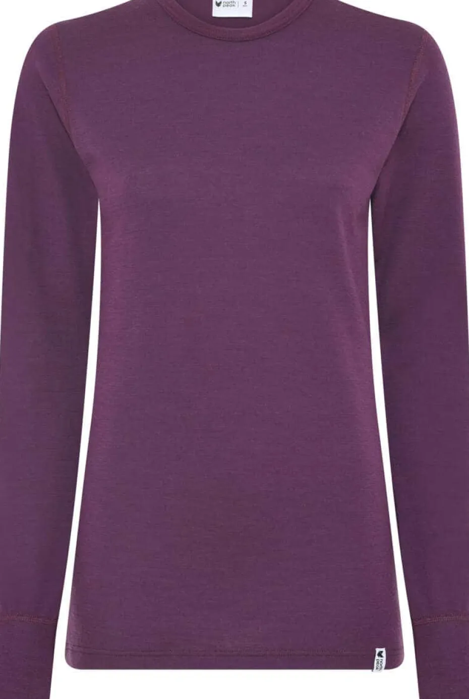 Northpeak ull/bomull trøye dame