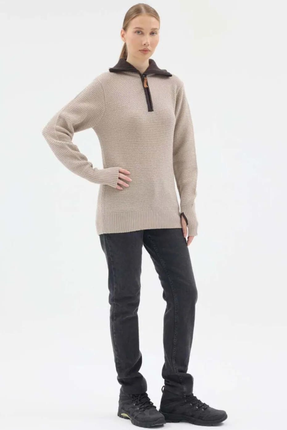 Northpeak Ustaoset 1/2 zip 2 ullgenser unisex