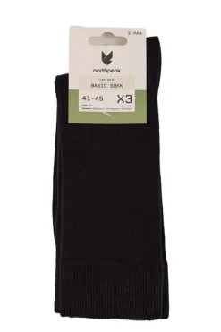 Northpeak Basic sokker 3-pk unisex