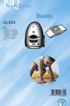 NQ LG 2212 støvsugerposer