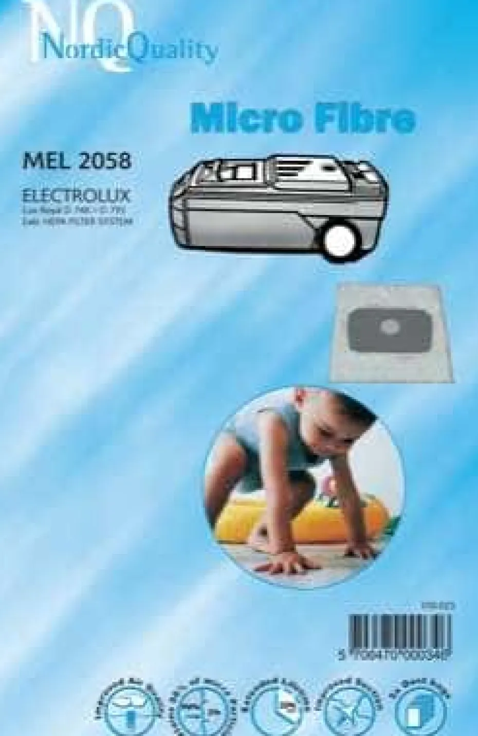 NQ MEL 2058 støvsugerposer