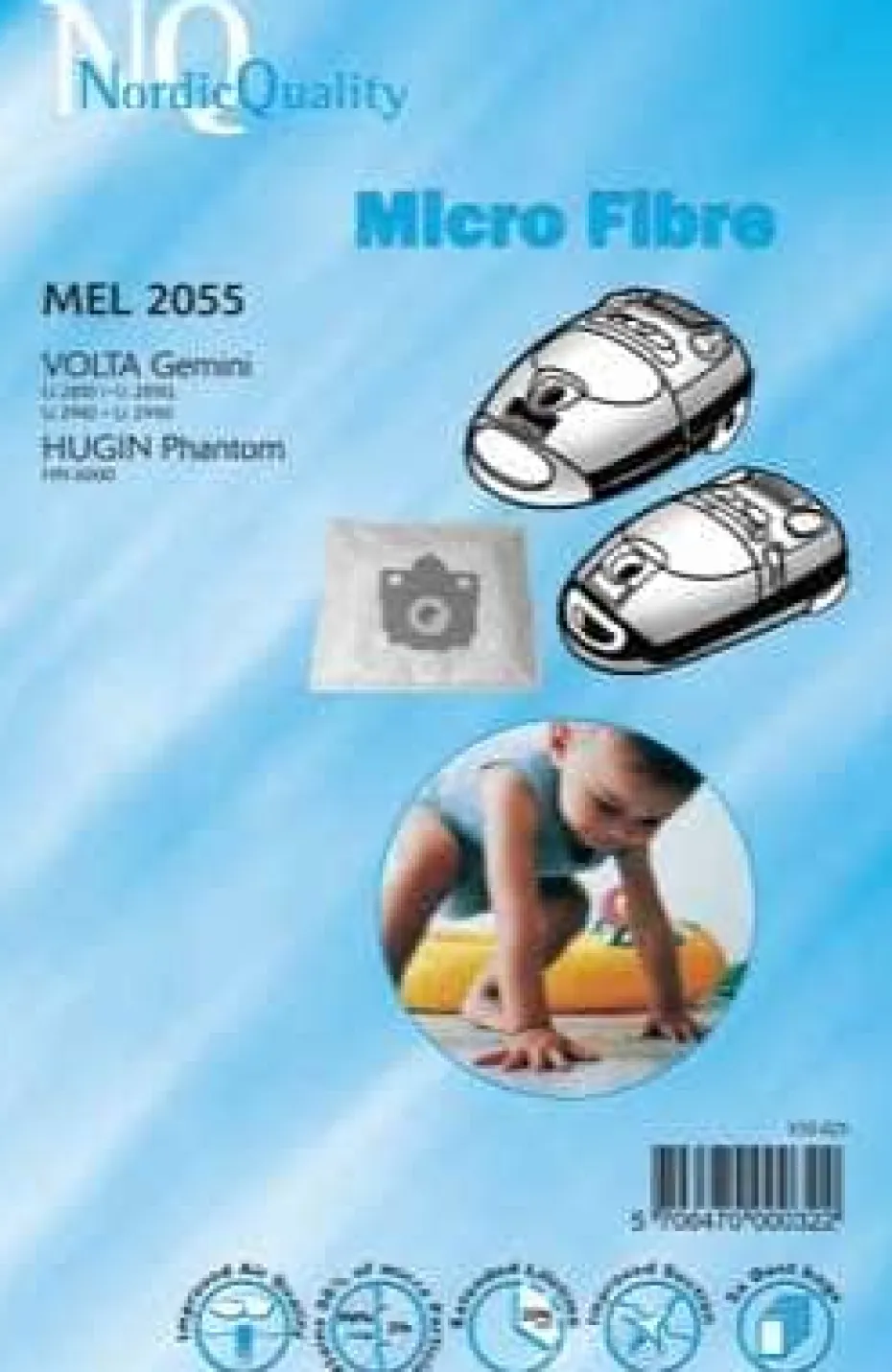NQ MEL 2055 støvsugerposer