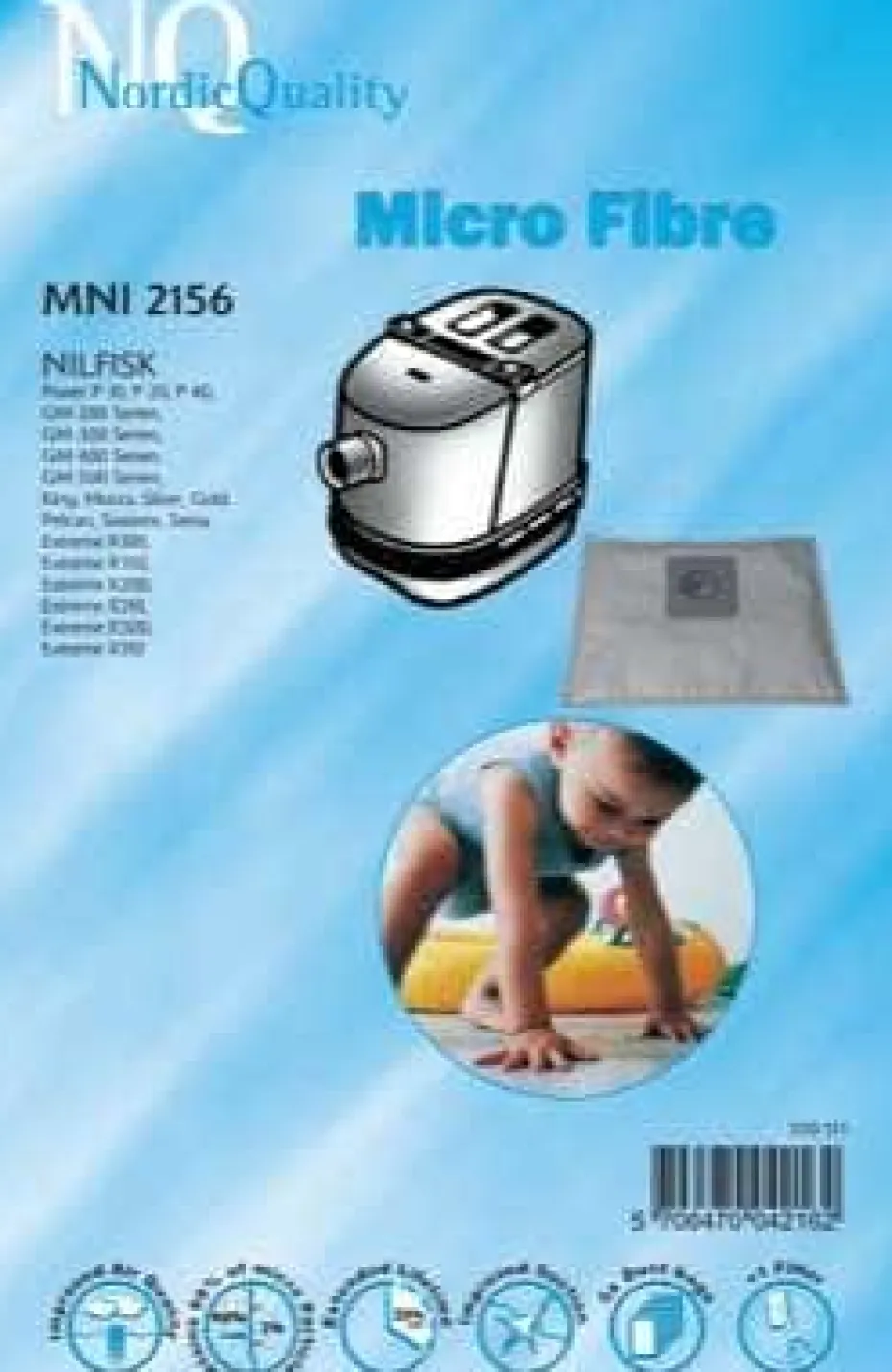 NQ MNI 2156 støvsugerposer