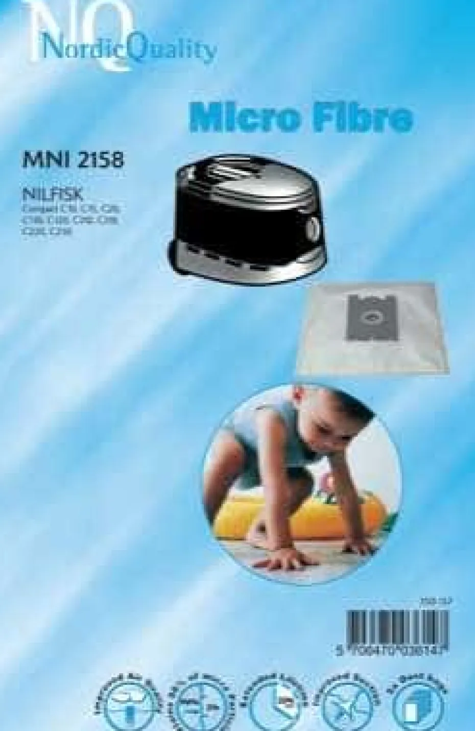 NQ MNI 2158 støvsugerposer