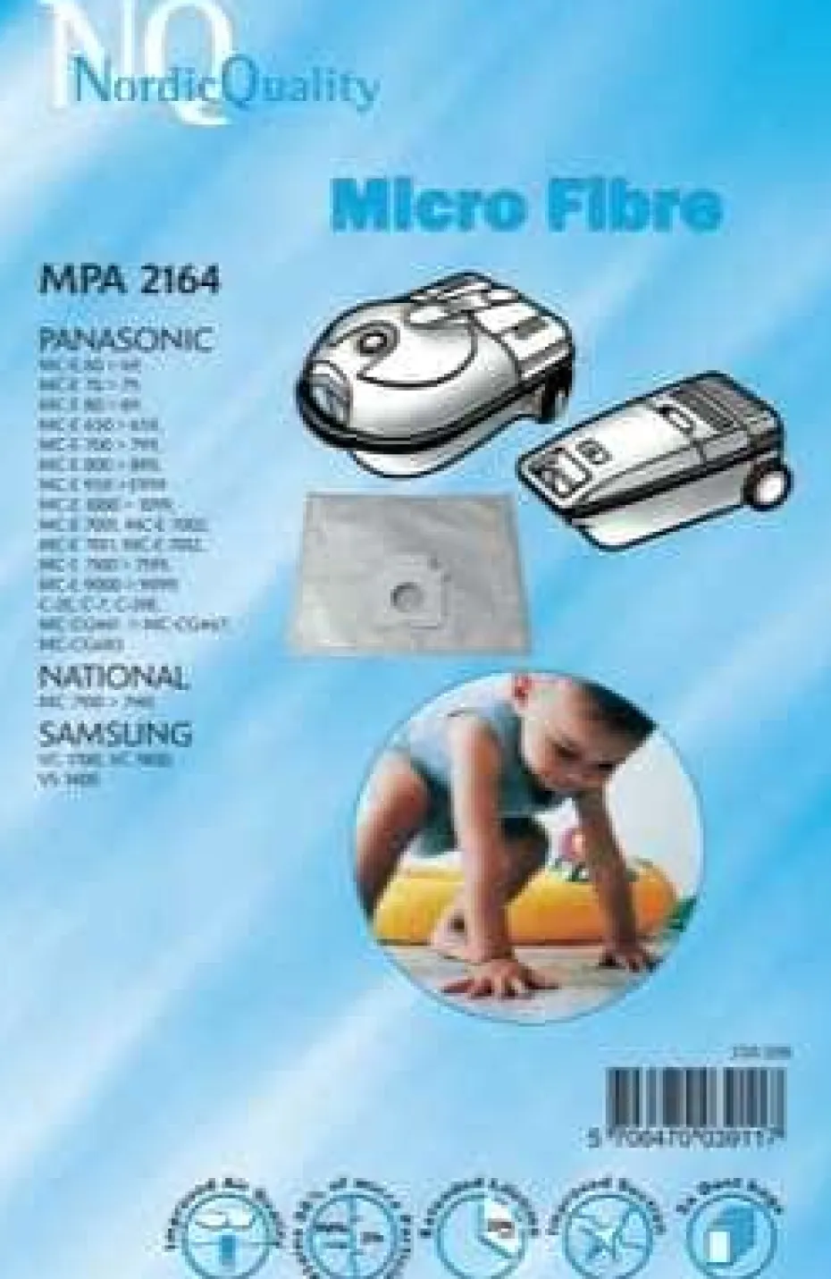 NQ MPA 2164 støvsugerposer