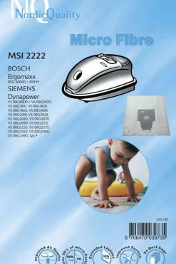 NQ MSI 2222 støvsugerposer