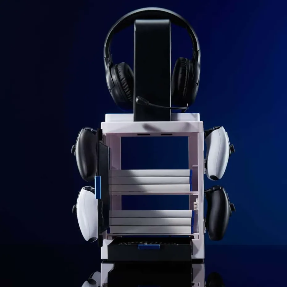 numskull® PS5 Inspired Blue and White Gaming Locker