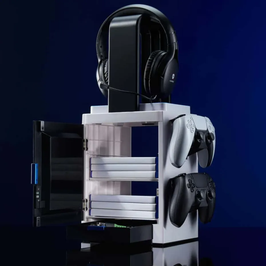 numskull® PS5 Inspired Blue and White Gaming Locker