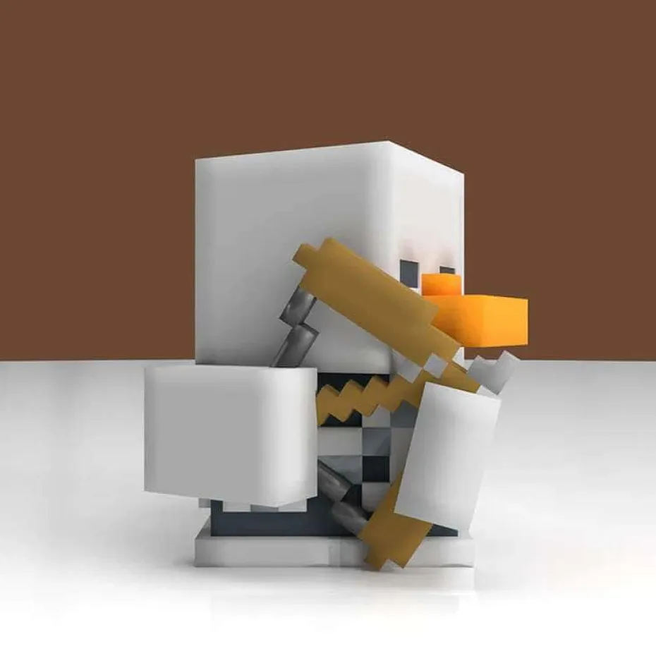numskull® Minecraft: Skeleton TUBBZ™ (First Edition) samlefigur