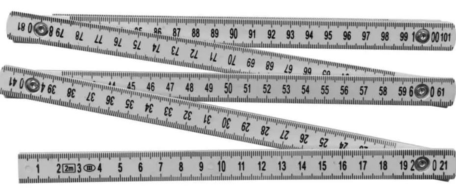 Obs BYGG 200 cm meterstokk